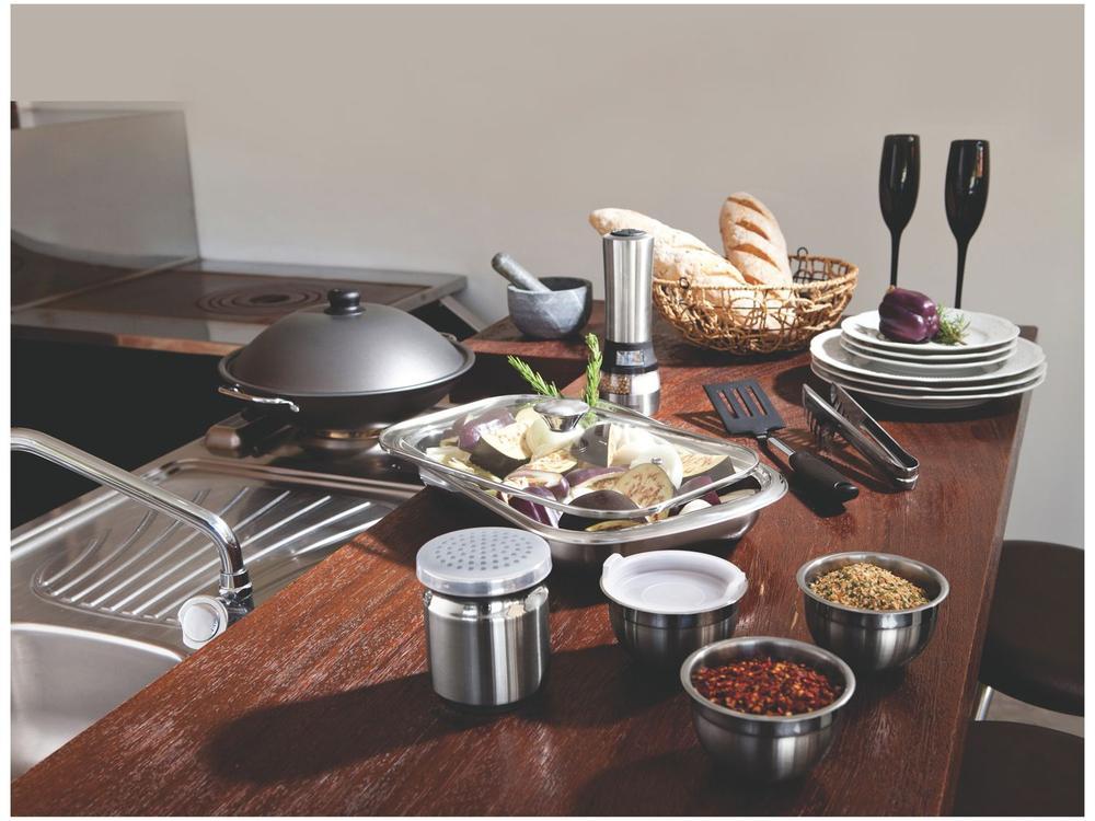 Queijeira Inox Tramontina com Tampa de Plástico 61134080 - 3