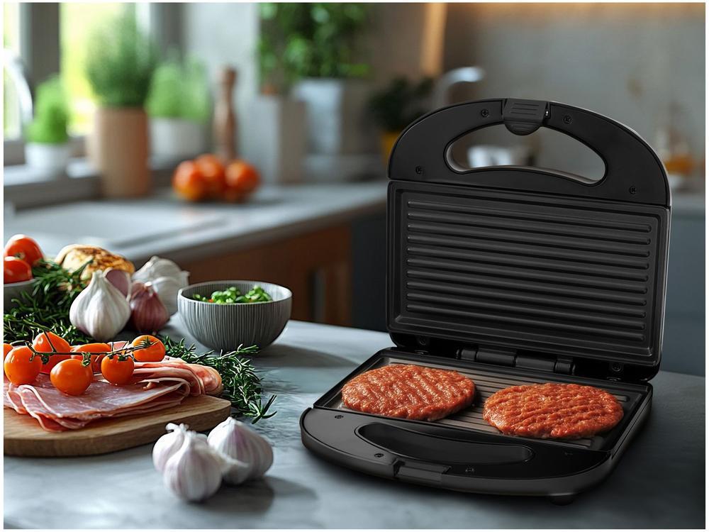 Sanduicheira/Grill Mondial Pratic SN-01 Preto 750W - 2