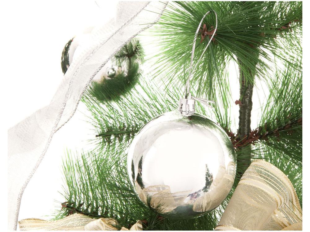 Bola de Natal Prata Lisa NATAL040C Casambiente - 2