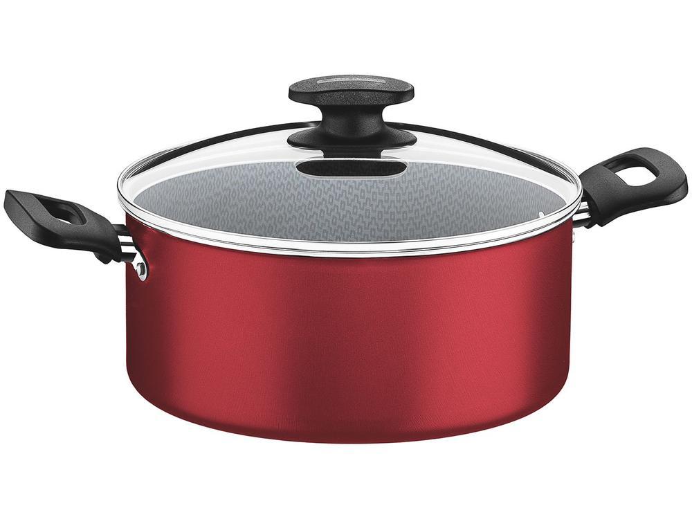 Caçarola Tramontina Antiaderente Vermelho 3,7L 22cm Loreto 20382722 - 1