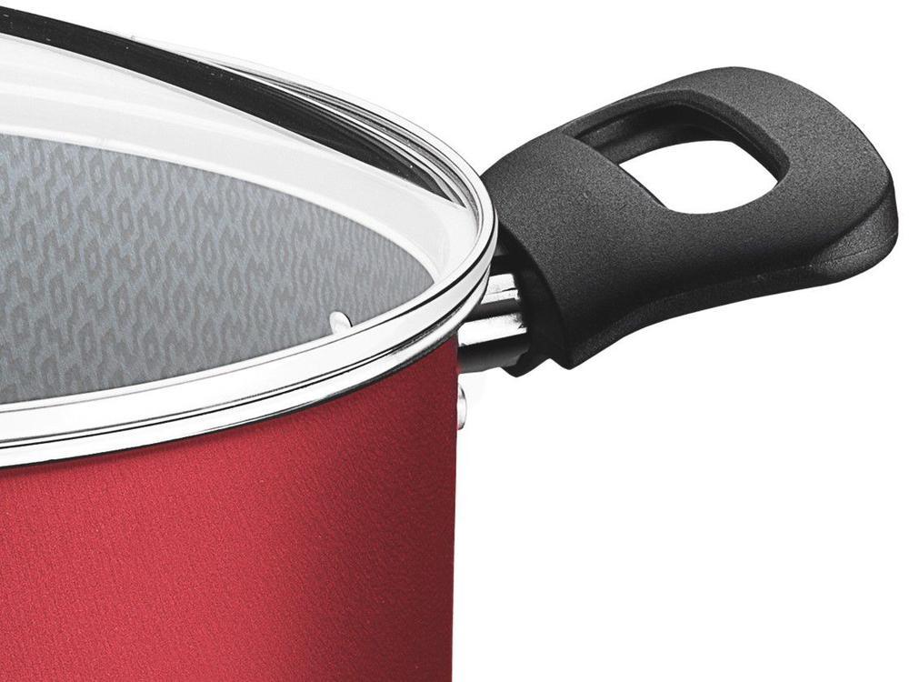 Caçarola Tramontina Antiaderente Vermelho 3,7L 22cm Loreto 20382722 - 5