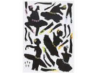 Adesivo de Parede Infantil PVC Adesif Bailarinas - 4