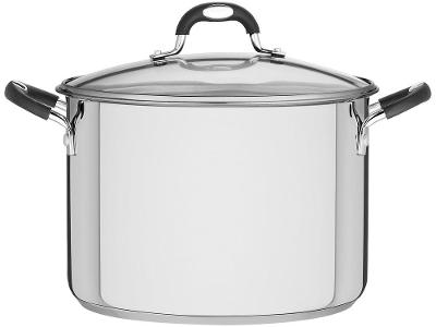 Caldeirão Inox Tramontina 11,9L Fundo Triplo com Tampa 28cm Solar Silicone