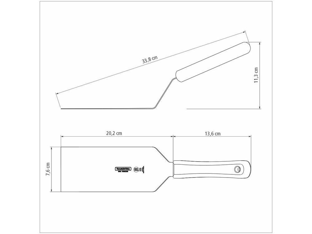Espátula para Fritura Inox Tramontina - 6