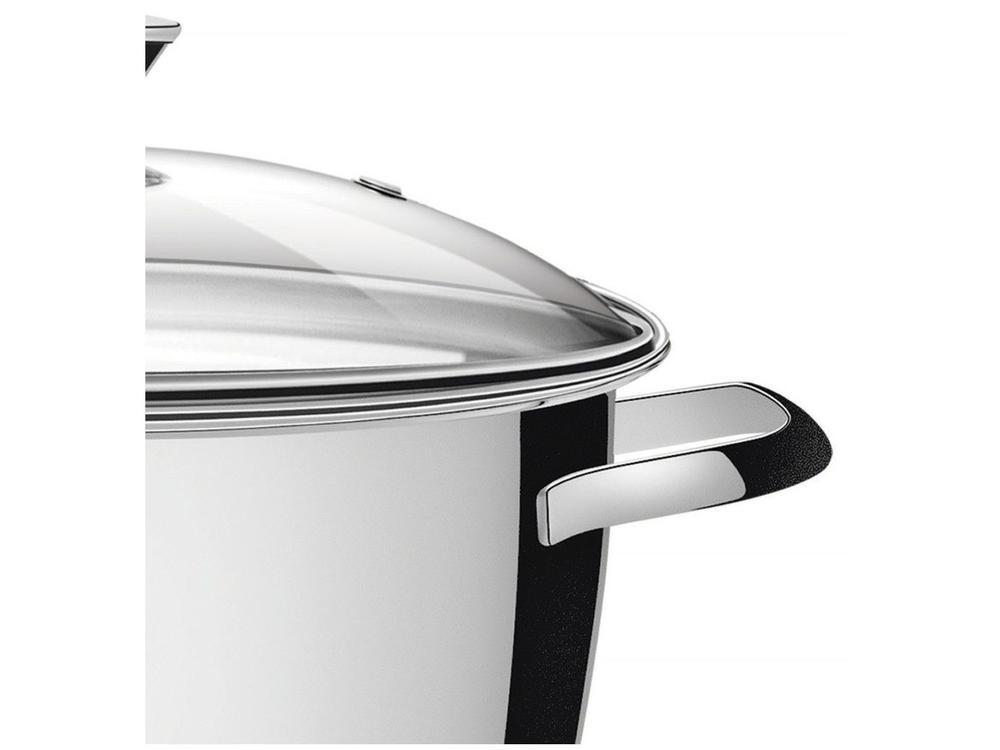 Caçarola Tramontina Inox Fundo Triplo com Tampa 2,2L 18cm Allegra - 3