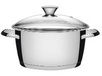 Caçarola Tramontina Inox Fundo Triplo com Tampa 2,2L 18cm Allegra - 1