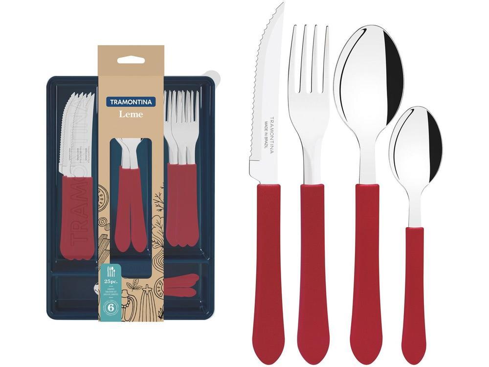 Faqueiro Tramontina Inox Leme com Gaveteiro 24 Peças - 1