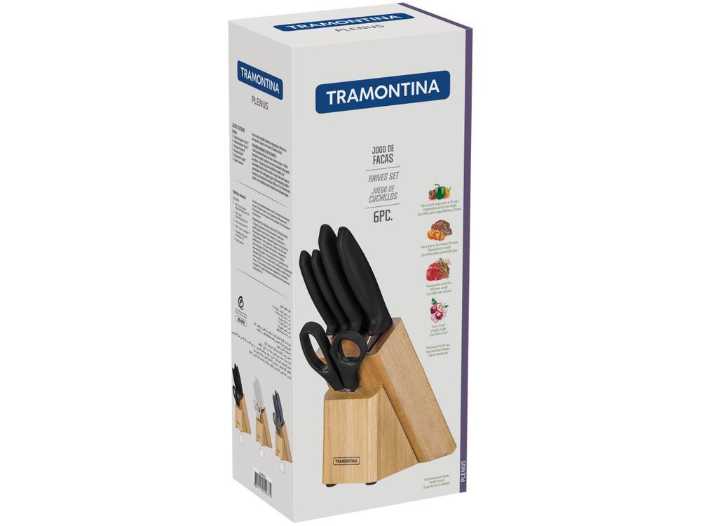 Jogo de Facas Tramontina com Cepo Plenus 2 - 3