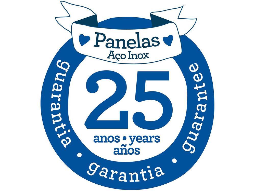 Caçarola Tramontina Inox 6,1L 24cm com Tampa   - 3