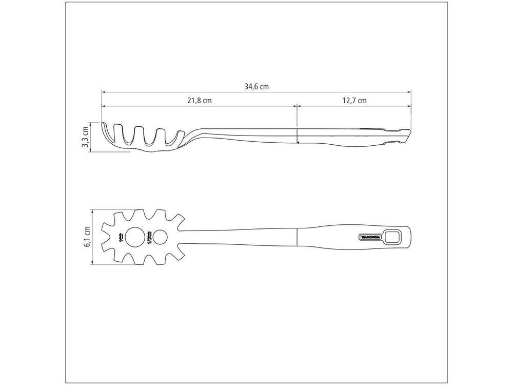 Pegador para Massa Tramontina Bojo em Nylon - 4