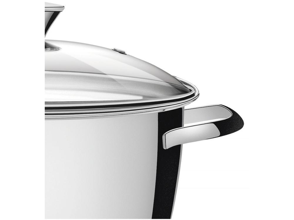 Caçarola Tramontina Inox Fundo Triplo com Tampa - 3