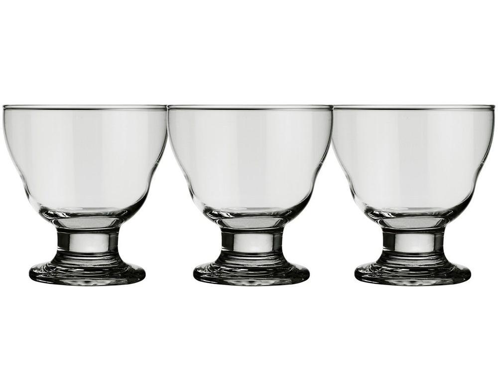 Jogo de Sobremesa Vidro 3 Peças Nadir Samba - 1