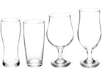 Jogo de Copos de Vidro para Cerveja 4 Peças - 1