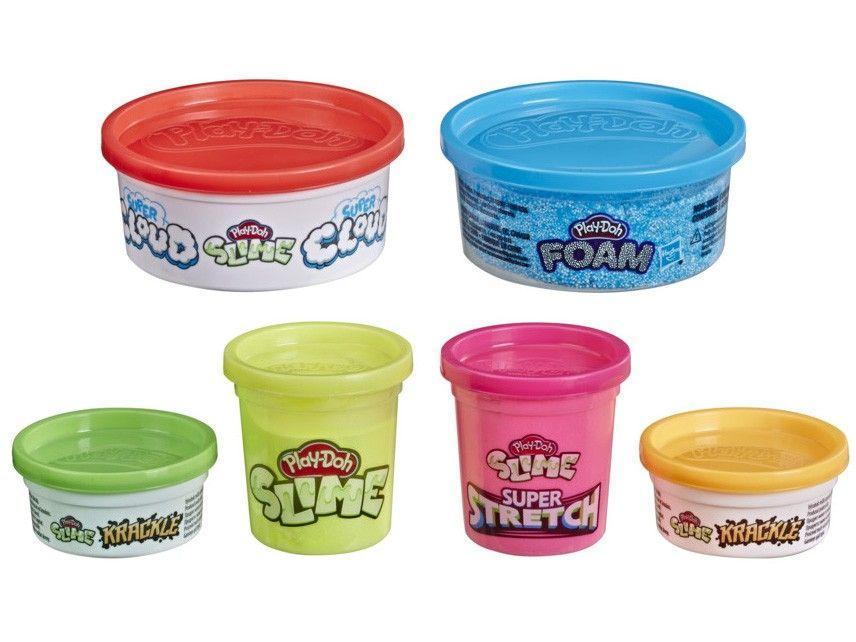 Conjunto de Slimes Mundo de Texturas Play-Doh - 1