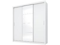 Guarda-roupa Casal com Espelho 3 Portas de Correr - 1