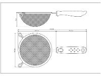 Peneira Inox 13cm Tramontina Utilitá - 4