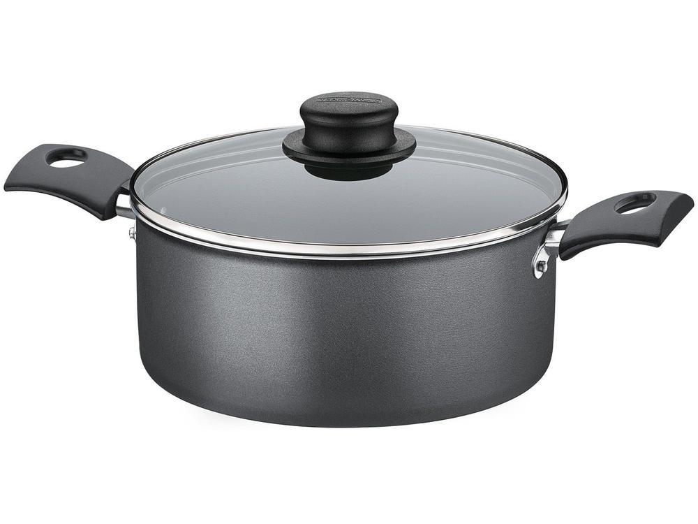 Caçarola Tramontina Antiaderente com Tampa Chumbo 2,8L 20cm Turim - 1