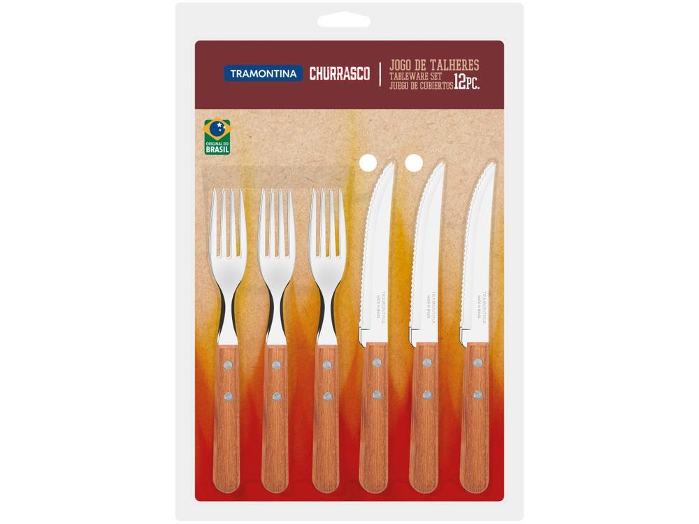 Jogo de Talheres para Churrasco Tramontina 22399030 12 Peças - 1