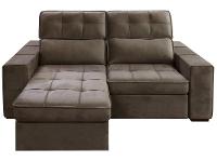 Sofá Retrátil Reclinável 3 Lugares Veludo Joly Barsa Gralha Azul - 1