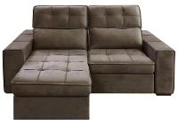 Sofá Retrátil Reclinável 3 Lugares Veludo Joly Barsa Gralha Azul - 7