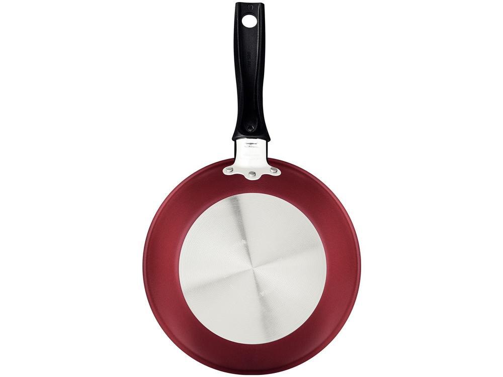 Frigideira Antiaderente Tramontina de Alumínio Turim Vermelha 24cm - 6