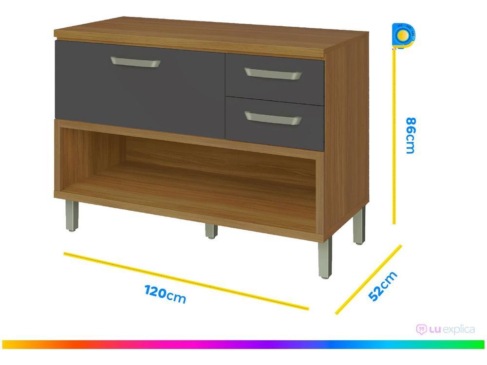 Balcão de Cozinha com Tampo Cozinhas Nesher - 3