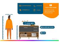 Balcão de Cozinha com Tampo Cozinhas Nesher - 2