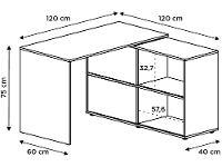Mesa para Computador 2 Portas Artany Mingle - 7