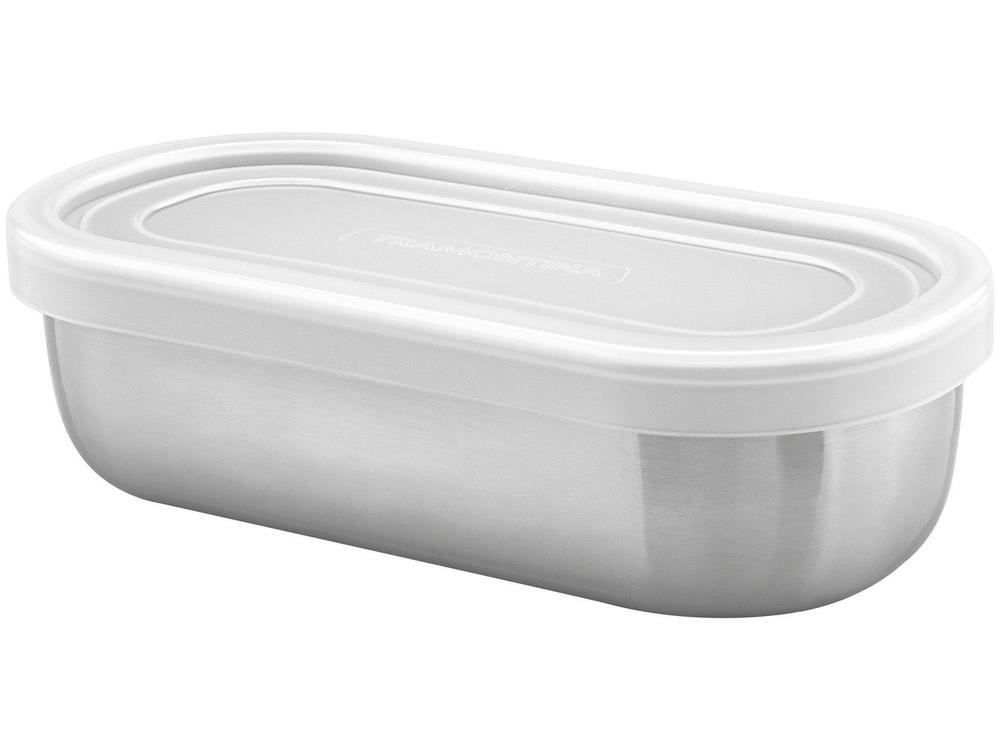 Pote de Inox Tramontina com Tampa Retangular - 1