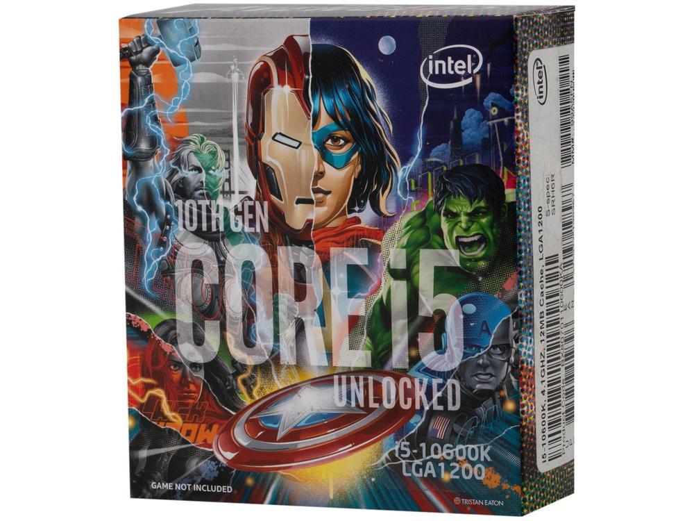 Processador Intel Core i5 10600K Avengers Edition - 6