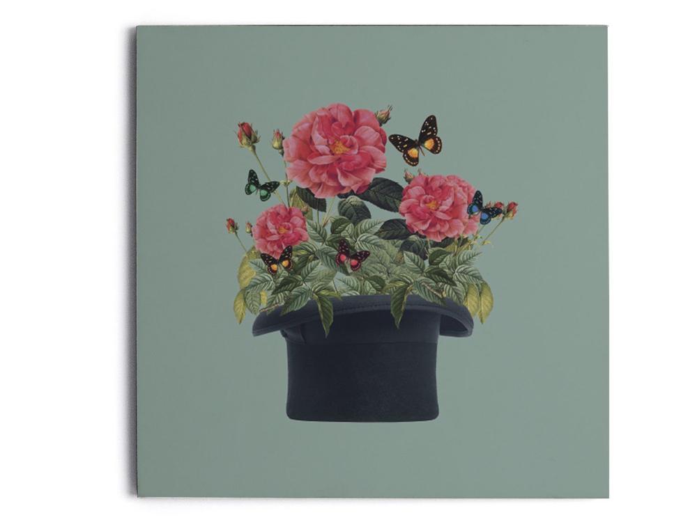 Placa Decorativa MDF Chapéu 20x20cm  - 2