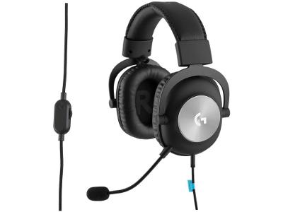Headset Gamer Logitech Pro PC USB Preto