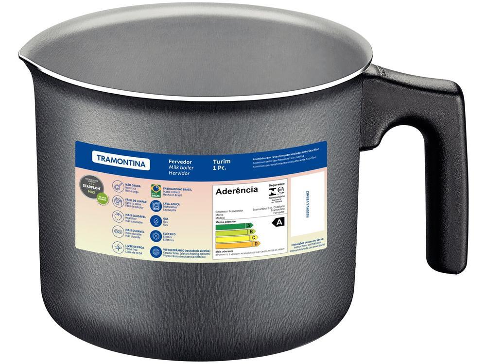 Fervedor Tramontina de Alumínio Antiaderente 1,7L 14cm Turim - 3