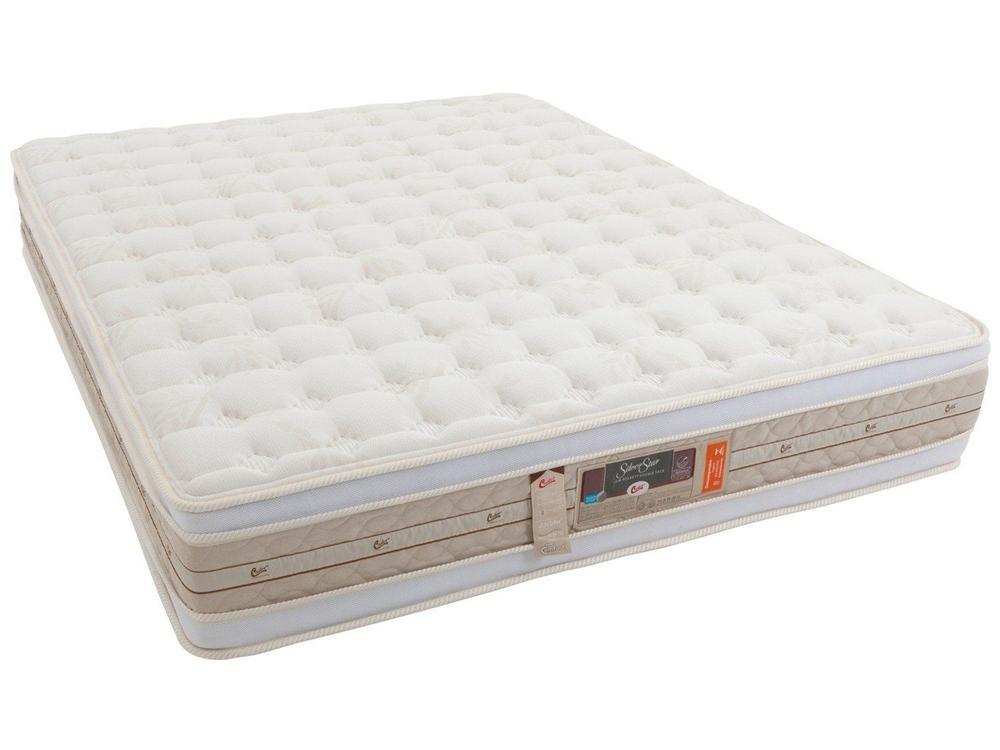 Colchão King Size Castor Mola Ensacadas/Pocket 34cm de Altura Silver Star - 1