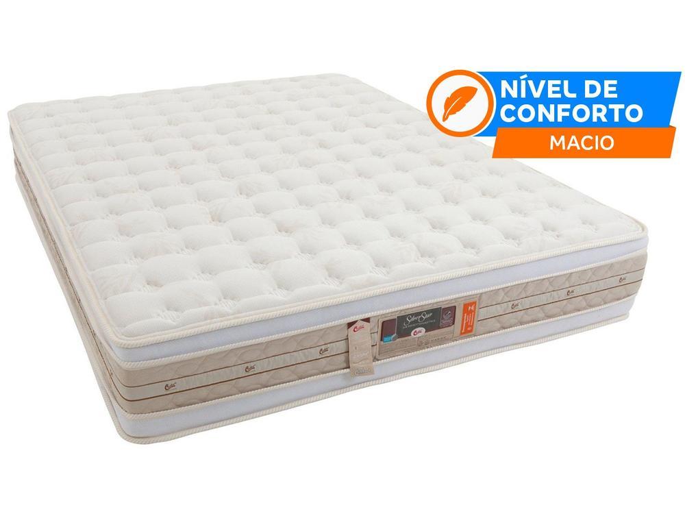 Colchão King Size Castor Mola Ensacadas/Pocket 34cm de Altura Silver Star - 2