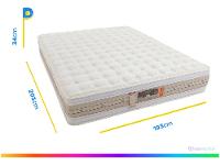 Colchão King Size Castor Mola Ensacadas/Pocket 34cm de Altura Silver Star