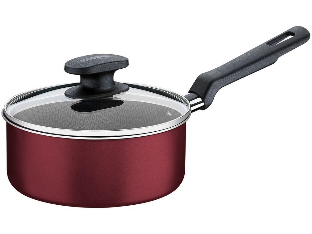 Panela Tramontina Antiaderente de Alumínio Vermelha 18cm 2L Loreto - 1