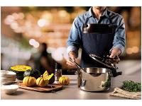 Caçarola Tramontina Inox Fundo Triplo com Tampa - 2