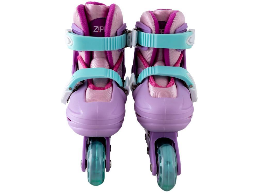 Kit Patins Infantil In Line Zippy Toys Rosa - 3