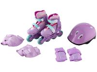 Kit Patins Infantil In Line Zippy Toys Rosa - 1