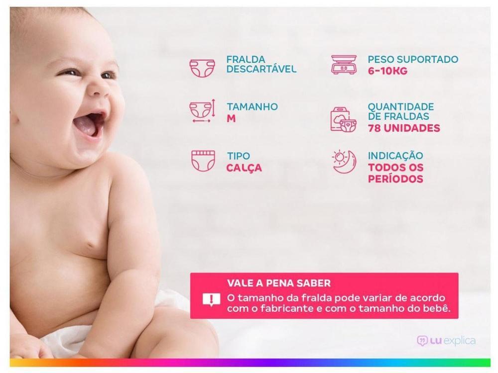 Fralda Pampers Premium Care Pants Calça Tam. M - 3