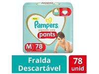 Fralda Pampers Premium Care Pants Calça Tam. M - 2