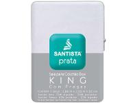 Saia para Cama Box King Size Prata - 1