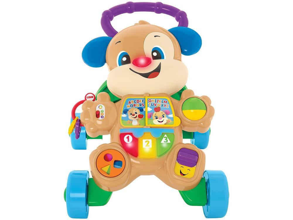 Andador para Bebê de Empurrar Musical Fisher-Price Aprender e Brincar Cachorrinho FRC78 - 2
