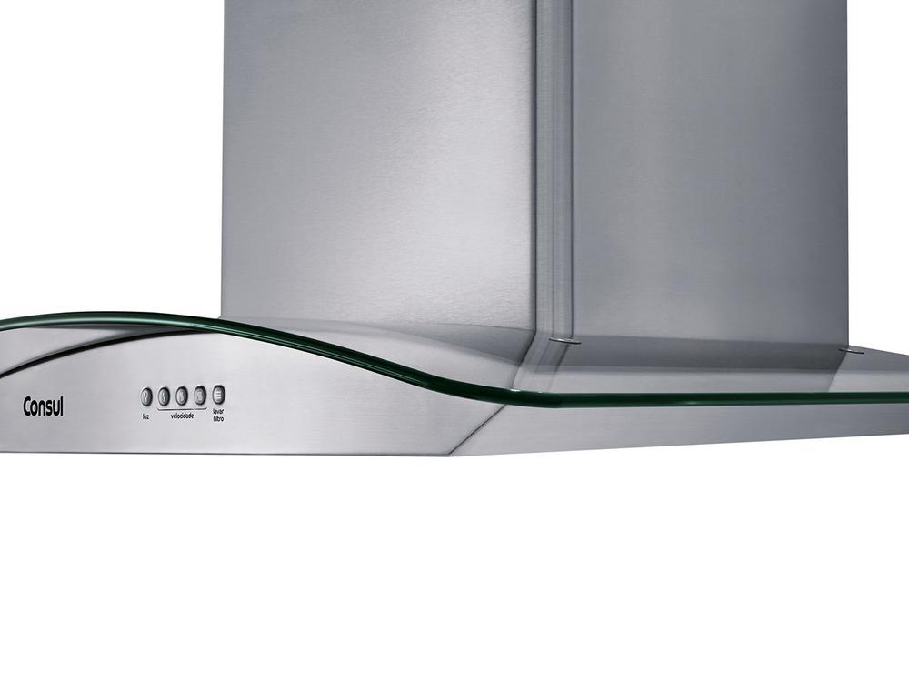 Coifa de Parede Consul 60cm Inox 4 Bocas - 2