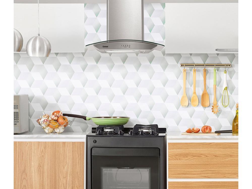 Coifa de Parede Consul 60cm Inox 4 Bocas - 4