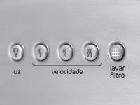 Coifa de Parede Consul 60cm Inox 4 Bocas - 3