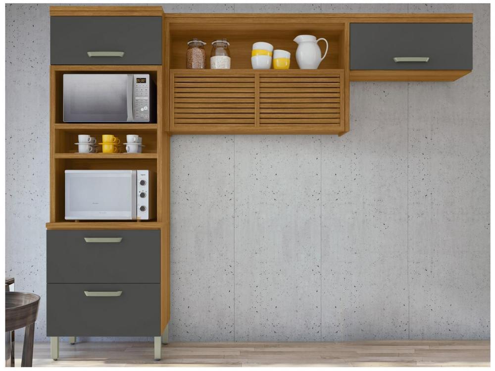 Armário de Cozinha Compacta Nesher Realeza Nicho para - 5