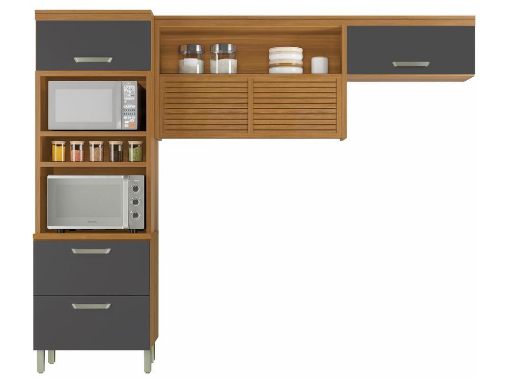 Armário de Cozinha Compacta Nesher Realeza Nicho para - 6