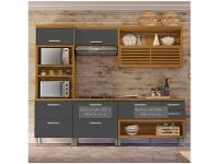 Armário de Cozinha Compacta Nesher Realeza Nicho para - 1